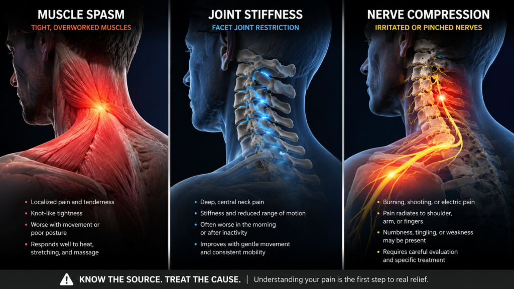 What Actually Causes Your Severe Neck Pain
